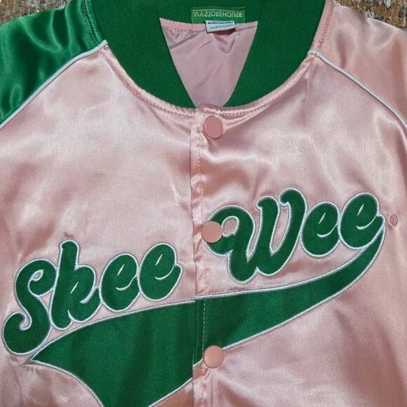 Ivy Storehouse Skee Wee Satin Bomber Jacket M - Picture 3 of 3